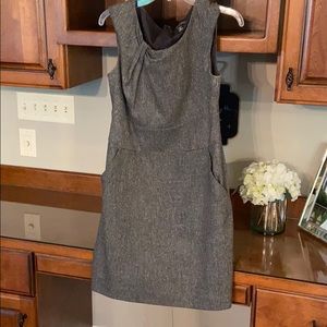Fitted heather gray dress